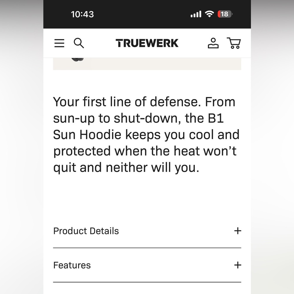 Truewerk Green Hooded Shirt - Picture 9 of 9